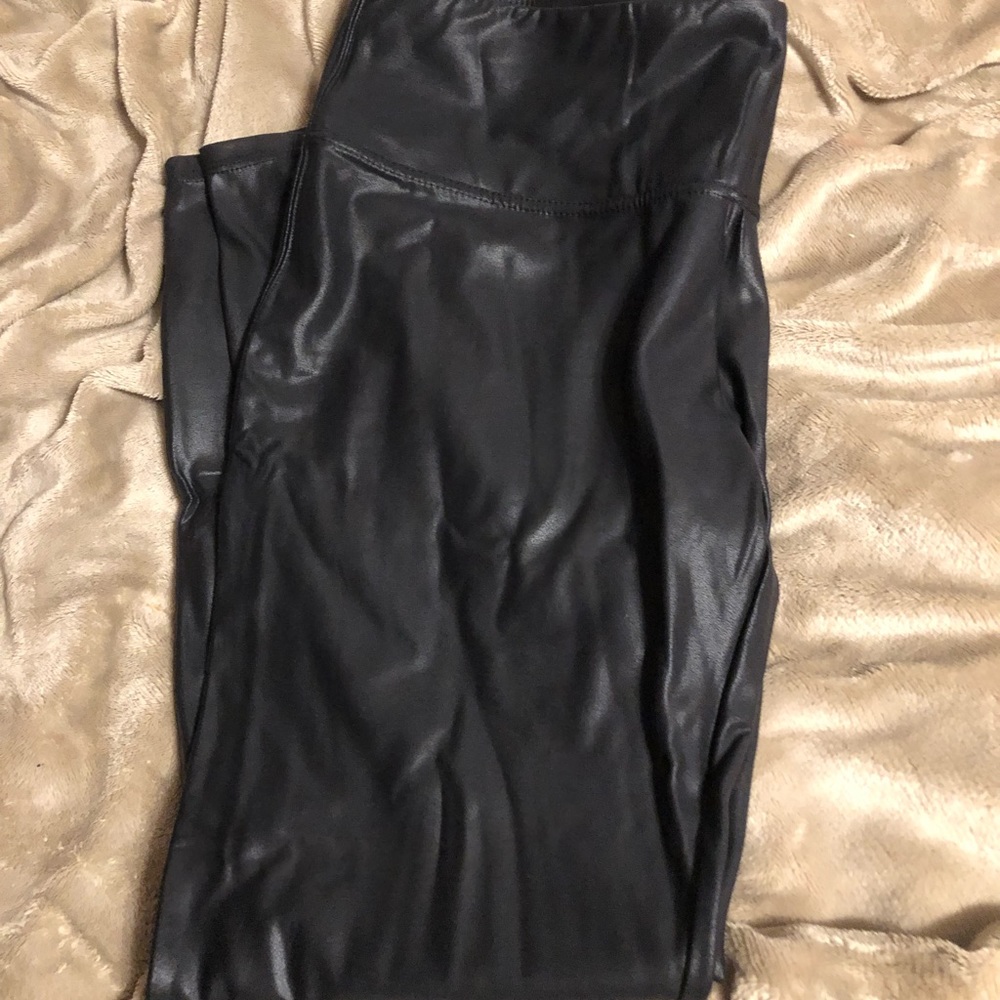 Pleather leggings